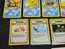 Pokemon Fossil 1st Edition Commons & Trainers 46-62/62 Set Of 17 Cards - Image 5