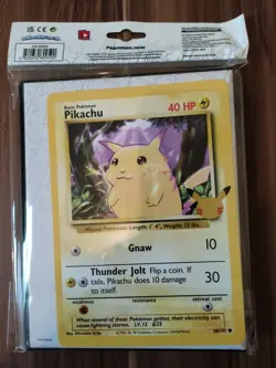 Pokemon Card 25th Anniversary First Partner Collector Binder Inc Jumbo Pikachu - Image 3