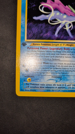 Suicune 27/65 1. Edition Neo Revelation English Near Mint Pokemon Karte Card - Image 2
