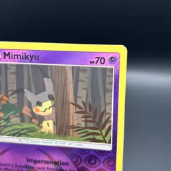 Pokemon Mimikyu Card 96/236 Cosmic Eclipse Reverse Holo Rare Near Mint - Image 2