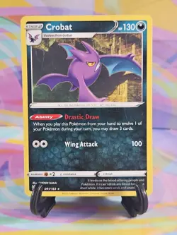 Pokemon TCG Battle Styles Card | Crobat 091/163 Rare - Image 1