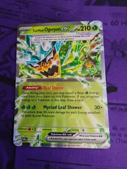 Pokemon Card - Twilight Masquerade - Teal Mask Ogerpon ex 025/167 - Image 1