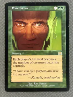 Biorhythm - Onslaught *NM-LP* Near Mint Light Play MTG - Image 2