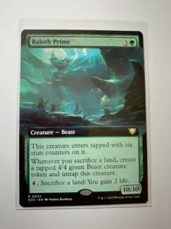 Baloth Prime (Extended Art) - Commander: Edge of Eternities (EOC) - Image 1
