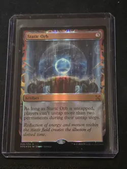 FOIL Static Orb Magic MTG Masterpiece Series: Kaladesh Inventions MPS (MP) - Image 1