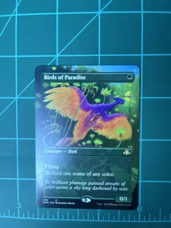 Birds of Paradise Borderless Dominaria Remastered NM MTG - Image 1