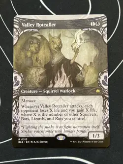 MTG Valley Rotcaller Showcase Bloomburrow Magic NM - Image 1