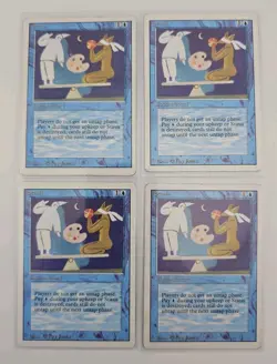 Magic The Gathering MTG - Stasis - Revised Edition - 83/306 - English - Lot Of 4 - Image 1