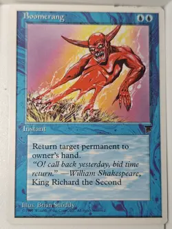 Boomerang - Chronicles - Magic the Gathering MTG Nice! - Image 1