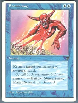 Magic the Gathering MTG Chronicles Boomerang # - Image 1