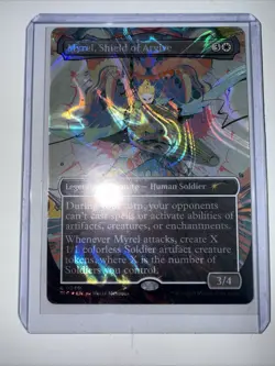 HALO FOIL Myrel Shield of Argive Near Mint Encyclopedia Secret Lair Magic MTG - Image 1