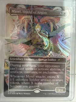 HALO FOIL Myrel Shield of Argive Near Mint Encyclopedia Secret Lair Magic MTG - Image 3