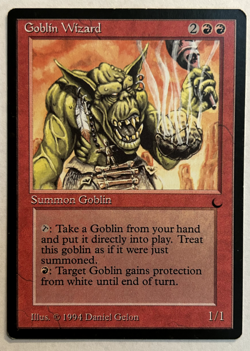 Goblin Wizard - The Dark - MTG Magic The Gathering LP/NM - Image 1