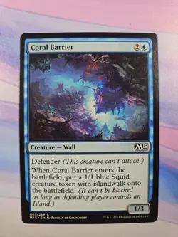 Magic the Gathering MTG 2015 Core Set | Coral Barrier 049/269 - Image 1