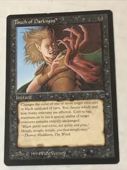 Touch Of Darkness X Legends Ex Cond English See Front/back Pics - Image 1