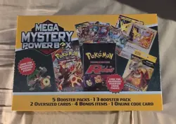 POKEMON TCG MEGA MYSTERY POWER BOX ~ 2025 Holiday Meijer Exclusive (New, Sealed) - Image 1
