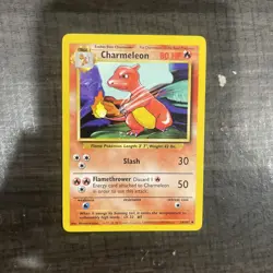 Pokemon Charmeleon 24/102 Base Set Regular 1999 WIZARDS LP - Image 1