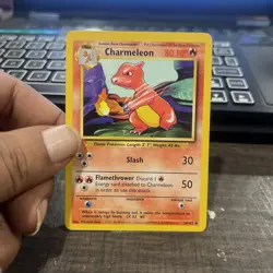 Pokemon Charmeleon 24/102 Base Set Regular 1999 WIZARDS LP - Image 3