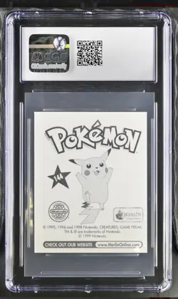 Pokemon Articuno #144 Merlin Sticker Series 1 Topps - CGC Mint 9 - Image 2