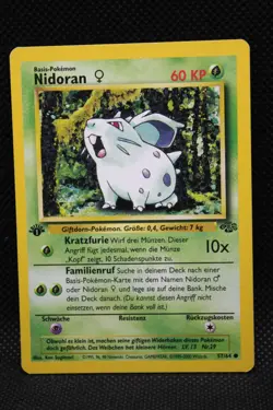 Pokemon 1st Edition Dschungel jungle set Nidoran 57/64 deutsch german - Image 1
