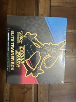 Pokemon TCG: Sword & Shield Crown Zenith Elite Trainer Box - ETB - Sealed 820650851476 - Image 1