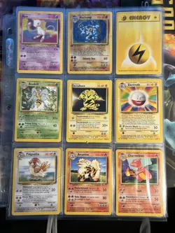Near Complete BASE Set Rare Uncommons Holo 1st Ed 1999 Pokemon Unlimited WOTC - Image 4