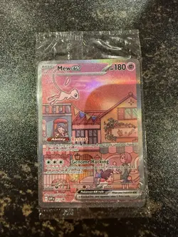 Pokemon TCG Mew EX SVP Blackstar Pokemon 151 UPC Promo SVP053 Sealed - Image 1