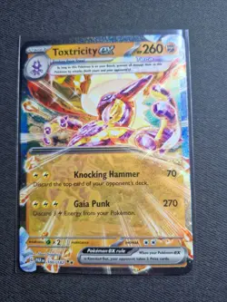 Toxtricity ex 100/182 Holo Double Rare Paradox Rift Pokemon TCG Mint - Image 1