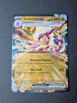 Toxtricity ex 100/182 Holo Double Rare Paradox Rift Pokemon TCG Mint - Image 3