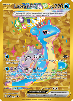 Pokemon TCG Lapras ex SVP 164 Scarlet & Violet Black Star Promo NM/M - Image 1