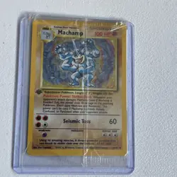 Pokemon TCG Machamp Base Set 8/102 Holo 1st Edition SEALED Holo Rare - Image 1