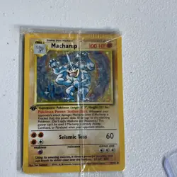 Pokemon TCG Machamp Base Set 8/102 Holo 1st Edition SEALED Holo Rare - Image 3