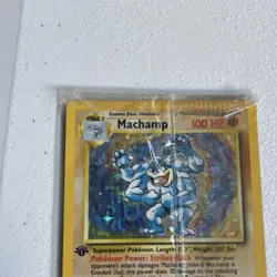 Pokemon TCG Machamp Base Set 8/102 Holo 1st Edition SEALED Holo Rare - Image 4