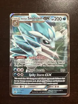 Alolan Sandslash GX SM236 LP Pokemon TCG Sun & Moon - Image 1