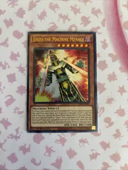 Jinzo The Machine Menace LED7-EN031 Ultra Rare 1st Edition Yugioh NM/M - Image 1