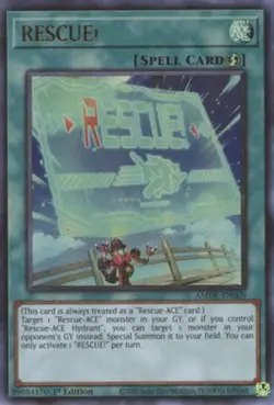 Yugioh! LP RESCUE! - AMDE-EN009 - Ultra Rare - 1st Edition Lightly Played, Engli - Image 1