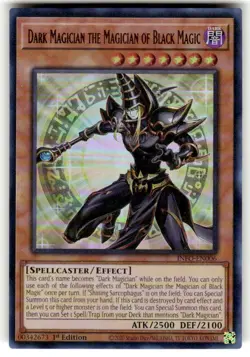 Dark Magician The Magician Of Black Magic Ultra Rare INFO-EN006 NM Yu-Gi-Oh! - Image 1