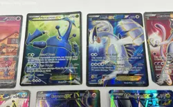Lot of 9 Full Art Rare EX Pokemon TCG Trading Cards - Image 3
