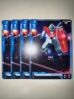 Gundam TCG GM ST01-005 C X4 Playset Card Game English Starter Deck - Image 1