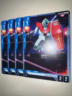 Gundam TCG GM ST01-005 C X4 Playset Card Game English Starter Deck - Image 3