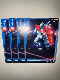 Gundam TCG GM ST01-005 C X4 Playset Card Game English Starter Deck - Image 5
