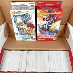 DIGIMON Starter Lot 800 Cards Opened & 2 SEALED 2021 Starter Decks Packs - Image 1