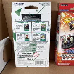 DIGIMON Starter Lot 800 Cards Opened & 2 SEALED 2021 Starter Decks Packs - Image 3