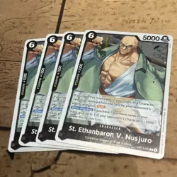 One Piece TCG OP13-080 St. Ethanbaron V. Nusjuro X4 Playset Card Game CCG Eng - Image 1