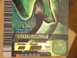 Dinosaur King Gold Parasaurolophus 5th Edition Card - Image 5