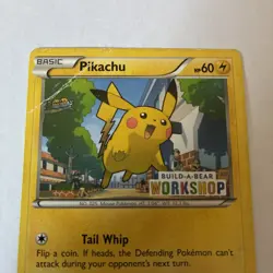 Pikachu 20/108 Build A Bear Stamped Pokemon Card 2016 Plus Free 2021 Pikachu - Image 3