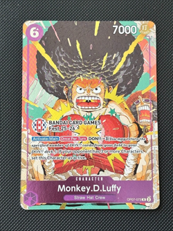 Monkey.D.Luffy (BANDAI Card Games Fest 25-26) OP07-073 One Piece Promo - Image 1