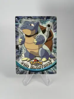 Pokemon TCG - Blastoise #09 - Non-Holo Card - Topps TV Series 1 - Blue Logo - MP - Image 1