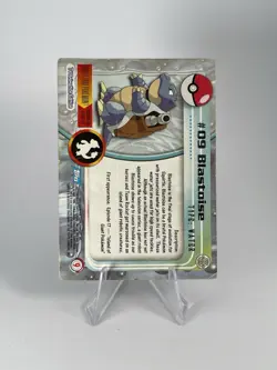 Pokemon TCG - Blastoise #09 - Non-Holo Card - Topps TV Series 1 - Blue Logo - MP - Image 4