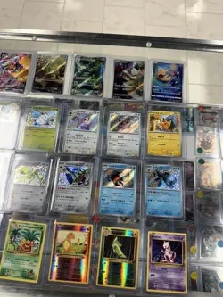 Pokemon card lot all ungraded 152 cards in top loaders, TCG Cards - Image 4
